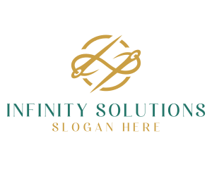 Infinity Needle Tailoring logo design