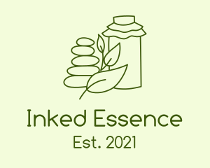 Essential Oil Massage  logo design