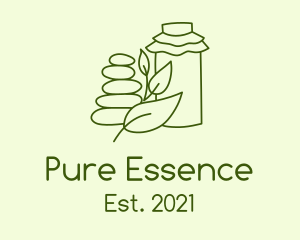 Essential Oil Massage  logo design