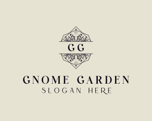 Garden Wedding Event logo design