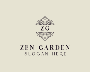 Garden Wedding Event logo design