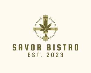 Herbal Cannabis Cross logo