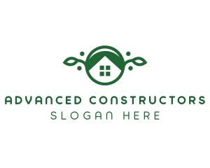 Green Vegan Home logo design