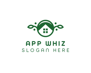 Green Vegan Home logo design