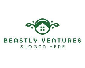 Green Vegan Home logo design