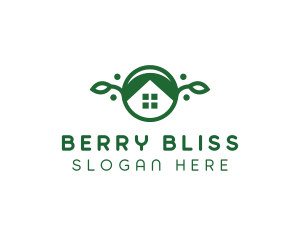 Green Vegan Home logo design