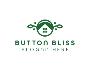 Green Vegan Home logo design