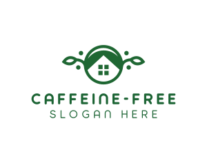 Green Vegan Home logo design