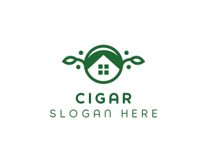 Green Vegan Home logo design