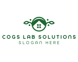 Green Vegan Home logo design