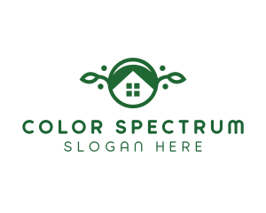 Green Vegan Home logo design