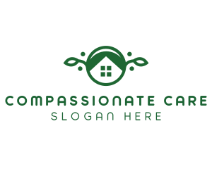 Green Vegan Home logo design