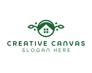 Green Vegan Home logo design