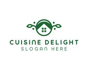 Green Vegan Home logo design