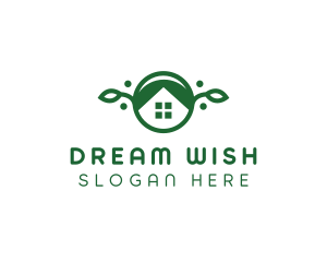 Green Vegan Home logo design