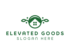 Green Vegan Home logo design