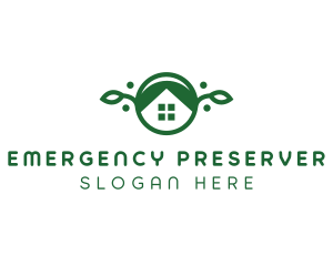 Green Vegan Home logo design