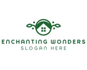 Green Vegan Home logo design