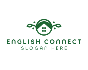 Green Vegan Home logo design