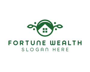 Green Vegan Home logo design