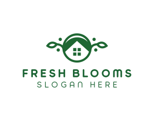 Green Vegan Home logo design