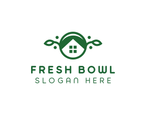 Green Vegan Home logo design