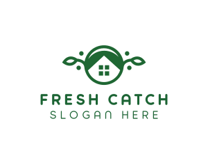 Green Vegan Home logo design