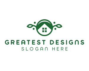 Green Vegan Home logo design