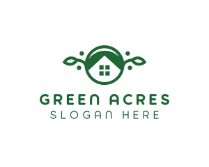 Green Vegan Home logo design