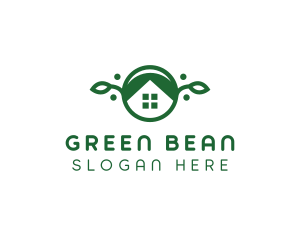 Green Vegan Home logo design