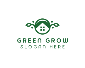 Green Vegan Home logo design