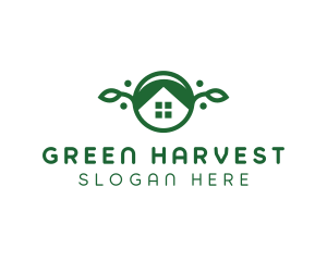 Green Vegan Home logo design