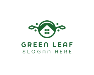 Green Vegan Home logo design