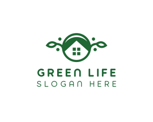 Green Vegan Home logo design