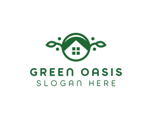 Green Vegan Home logo design