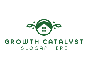 Green Vegan Home logo design