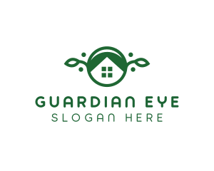 Green Vegan Home logo design