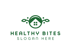 Green Vegan Home logo design