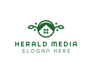 Green Vegan Home logo design