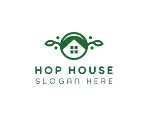 Green Vegan Home logo design