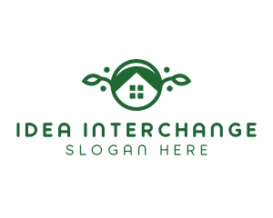 Green Vegan Home logo design