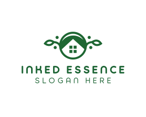 Green Vegan Home logo design