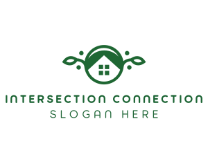 Green Vegan Home logo design