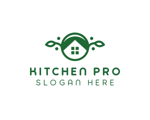 Green Vegan Home logo design