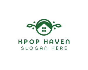 Green Vegan Home logo design