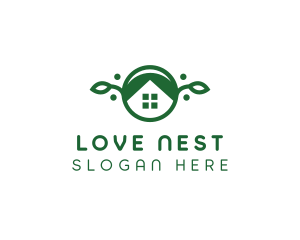 Green Vegan Home logo design