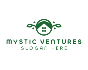 Green Vegan Home logo design