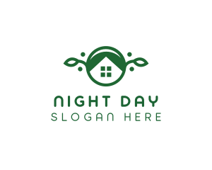 Green Vegan Home logo design