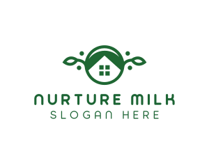 Green Vegan Home logo design