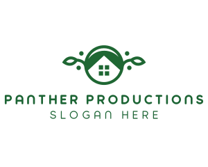 Green Vegan Home logo design